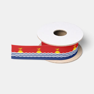 Ruban En Satin Drapeau de Kiribati