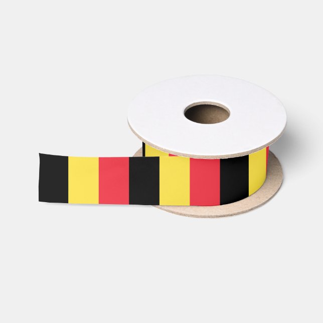 Ruban En Satin Drapeau de la Belgique (Bobine)