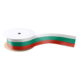 Ruban En Satin Drapeau de la Bulgarie