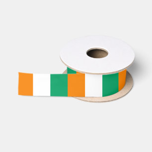 Ruban En Satin Drapeau de la Côte d'Ivoire