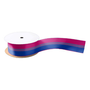 Ruban En Satin Drapeau de la fierté bisexuelle