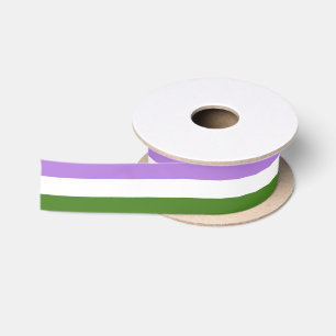 Ruban En Satin Drapeau de la fierté queer