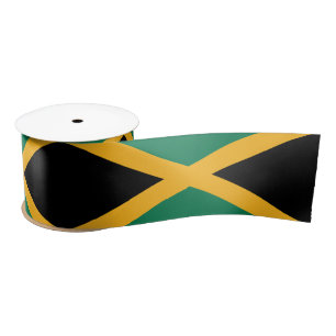 Ruban En Satin Drapeau de la Jamaïque