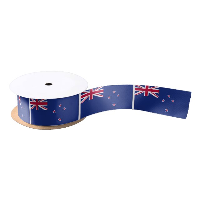 Ruban En Satin Drapeau de la Nouvelle Zélande (Bobine)