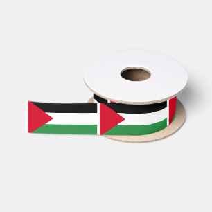 Ruban En Satin Drapeau de la Palestine