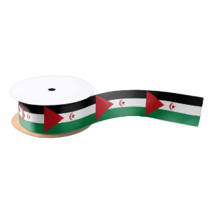 Ruban En Satin Drapeau de la République démocratique arabe sahrao