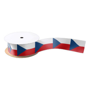 Ruban En Satin Drapeau de la République tchèque