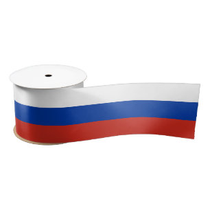 Ruban En Satin Drapeau de la Russie