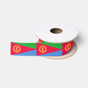 Ruban En Satin Drapeau de l'Érythrée