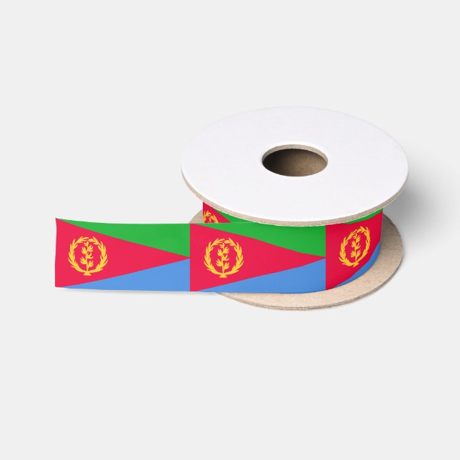 Ruban En Satin Drapeau de l'Érythrée (Bobine)