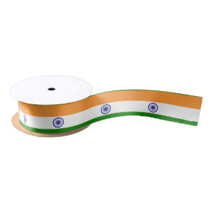 Ruban En Satin Drapeau de l'Inde