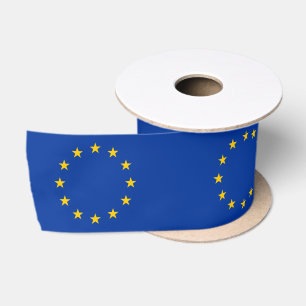 Ruban En Satin Drapeau de l'Union européenne (UE) (Europe)