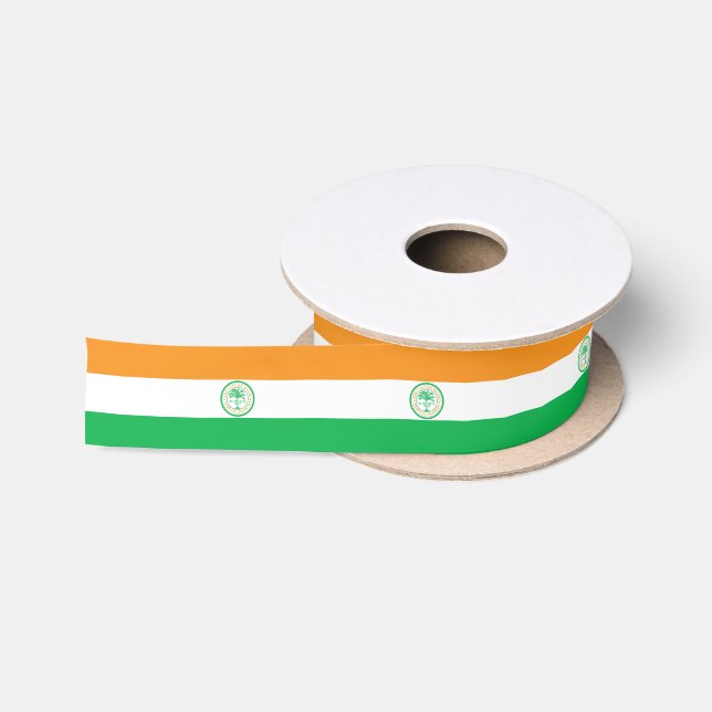 Ruban En Satin Drapeau de Miami, Floride Satin Ribbon (Bobine)