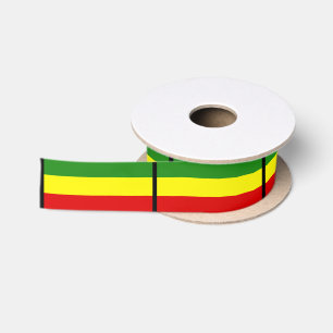 Ruban En Satin Drapeau de Rastafarian