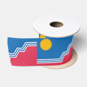 Ruban En Satin Drapeau de Sioux Falls, Dakota du Sud