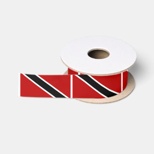 Ruban En Satin Drapeau de Trinité-et-Tobago