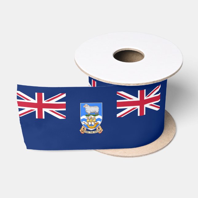 Ruban En Satin Drapeau des îles Falkland (Bobine)