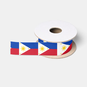 Ruban En Satin Drapeau des Philippines