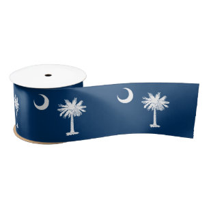 Ruban En Satin Drapeau d'État de Caroline du Sud