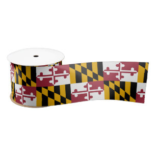 Ruban En Satin Drapeau d'État du Maryland