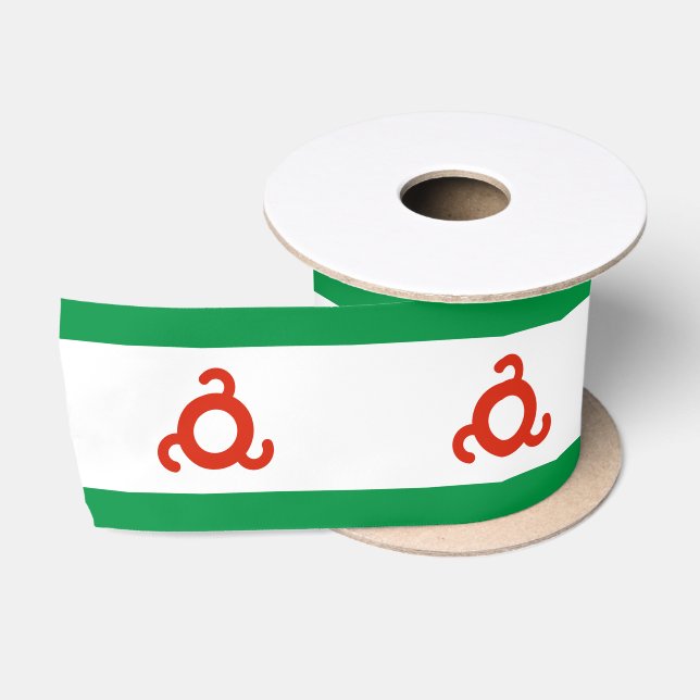 Ruban En Satin Drapeau d'Ingushetia (Bobine)