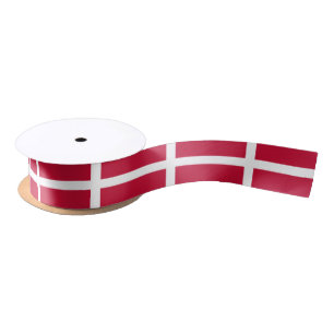 Ruban En Satin Drapeau du Danemark
