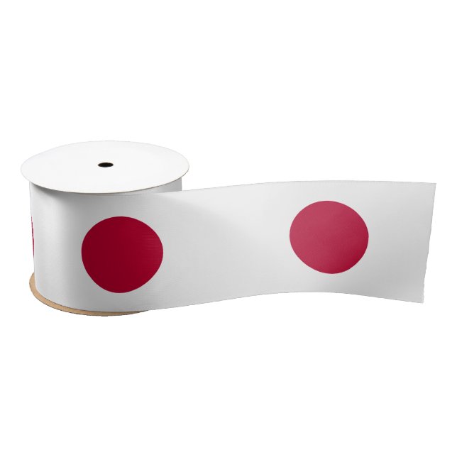 Ruban En Satin Drapeau du Japon (Bobine)