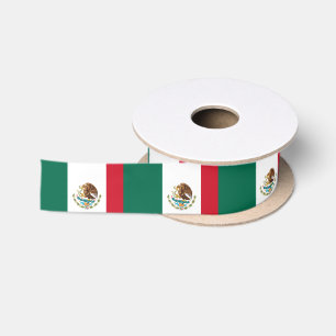 Ruban En Satin Drapeau du Mexique