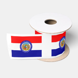 Ruban En Satin Drapeau du Missouri