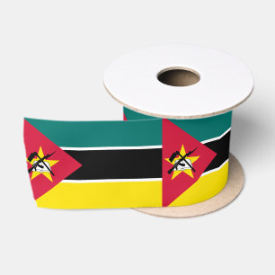 Ruban En Satin Drapeau du Mozambique