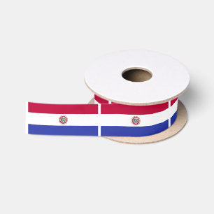 Ruban En Satin Drapeau du Paraguay