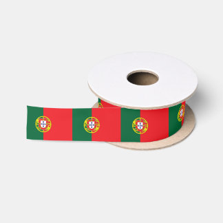 Ruban En Satin Drapeau du Portugal