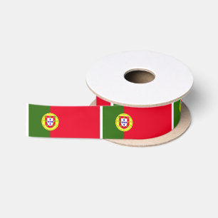 Ruban En Satin Drapeau du Portugal