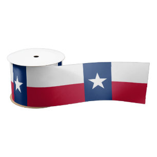 Ruban En Satin Drapeau du Texas et États d'Amérique USA voyage/sp