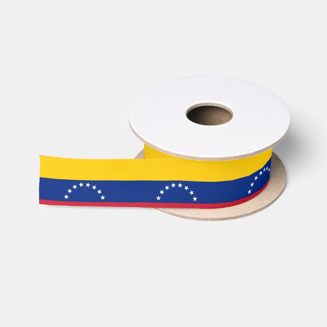 Ruban En Satin Drapeau du Venezuela (Bobine)