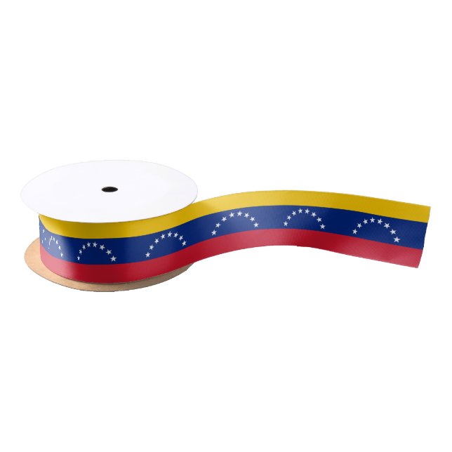 Ruban En Satin Drapeau du Venezuela (Bobine)