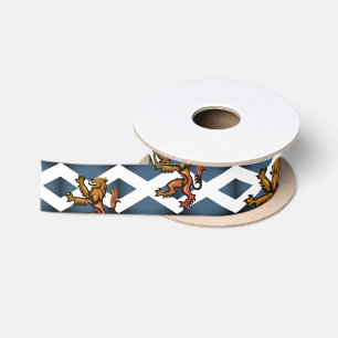 Ruban En Satin Drapeau écossais vintage & Ecosse Rampant /sports