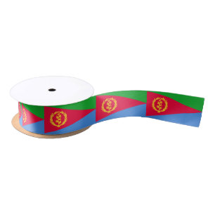 Ruban En Satin Drapeau Érythrée