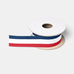 Ruban En Satin Drapeau français