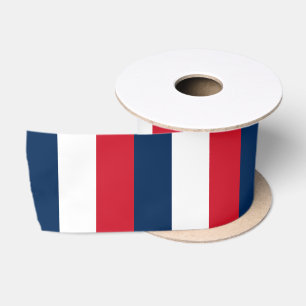 Ruban En Satin Drapeau français