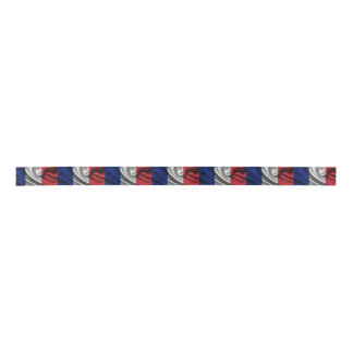 Ruban En Satin Drapeau France