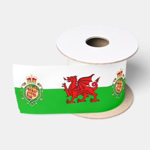 Ruban En Satin Drapeau gallois