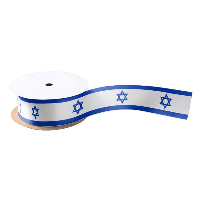 Ruban En Satin Drapeau israélien (Israël) (Bobine)