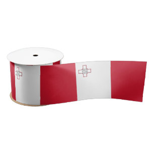 Ruban En Satin Drapeau Malte
