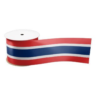 Ruban En Satin Drapeau norvégien couleurs ruban, patriotes, Norvè