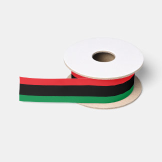 Ruban En Satin Drapeau panafricain