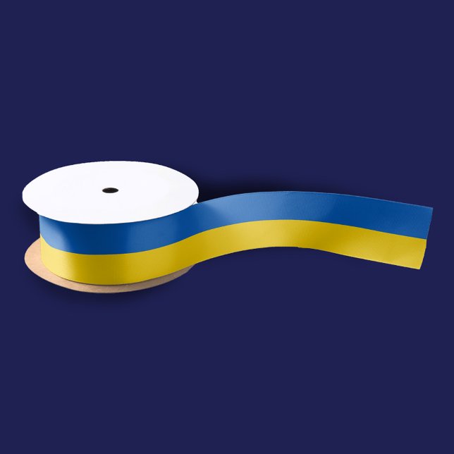 Ruban En Satin Drapeau patriotique ukrainien (Créateur téléchargé)