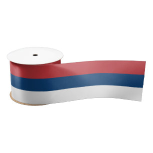 Ruban En Satin Drapeau serbe couleurs ruban, Tricolor, Serbie