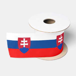 Ruban En Satin Drapeau slovaque