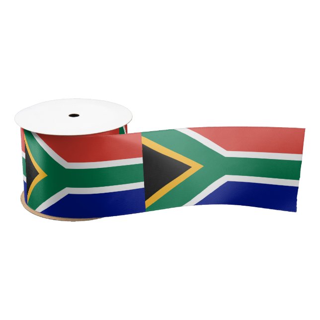 Ruban En Satin Drapeau sud-africain (Bobine)
